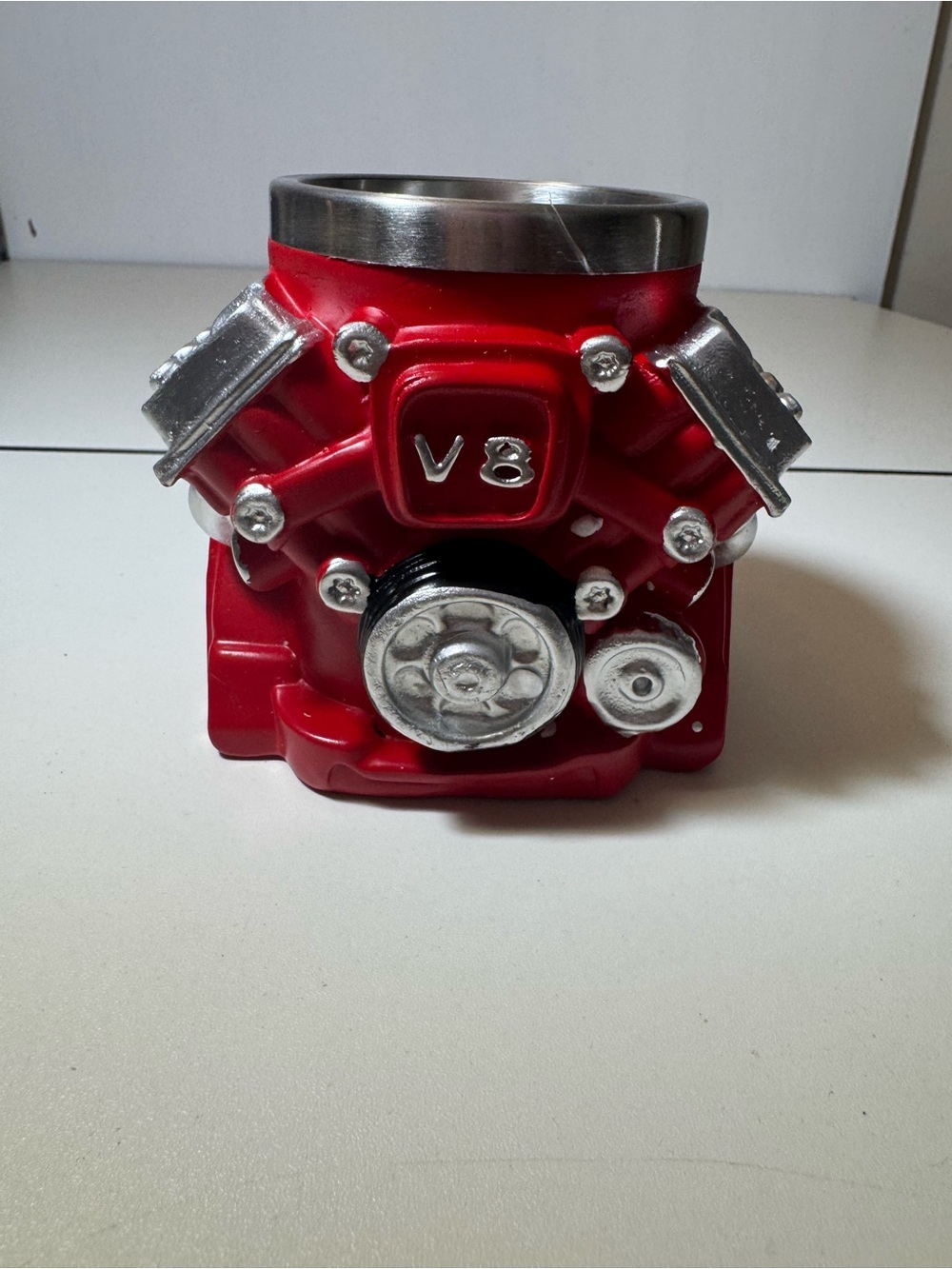 Red V8 Engine Coffee Mug.